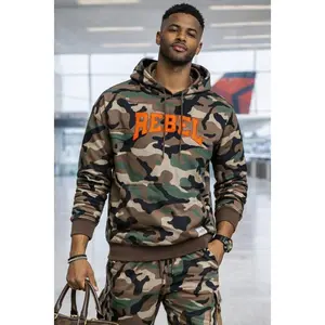 Rebellious® Clothing Co. - Men's Rebel Hoodie  - Camouflage Army