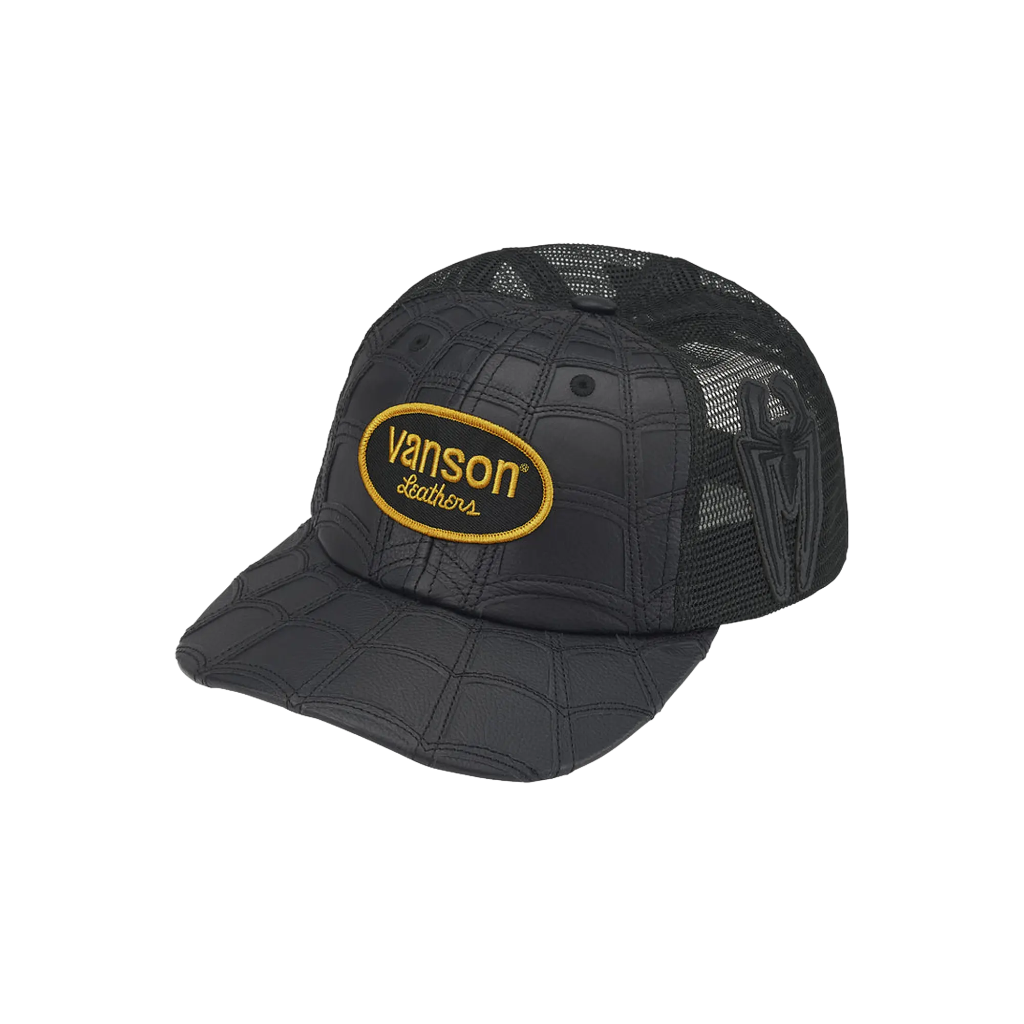 Vanson Leathers® Spider-Man Mesh Back 6-Panel "SS26 - Black" SU27752