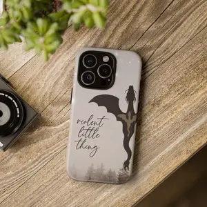 Fourth Wing Inspired Phone Case, Gift for Book Lover Dragon Phone Case