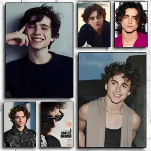 T-TimothEe C-Chalamet Poster HD Sticky Waterproof Wall Art | High Quality Print Artistic Aesthetic Home Living Bedroom Bathroom hallway Decor Trendy Room Decoration | Multiple Size Options Available