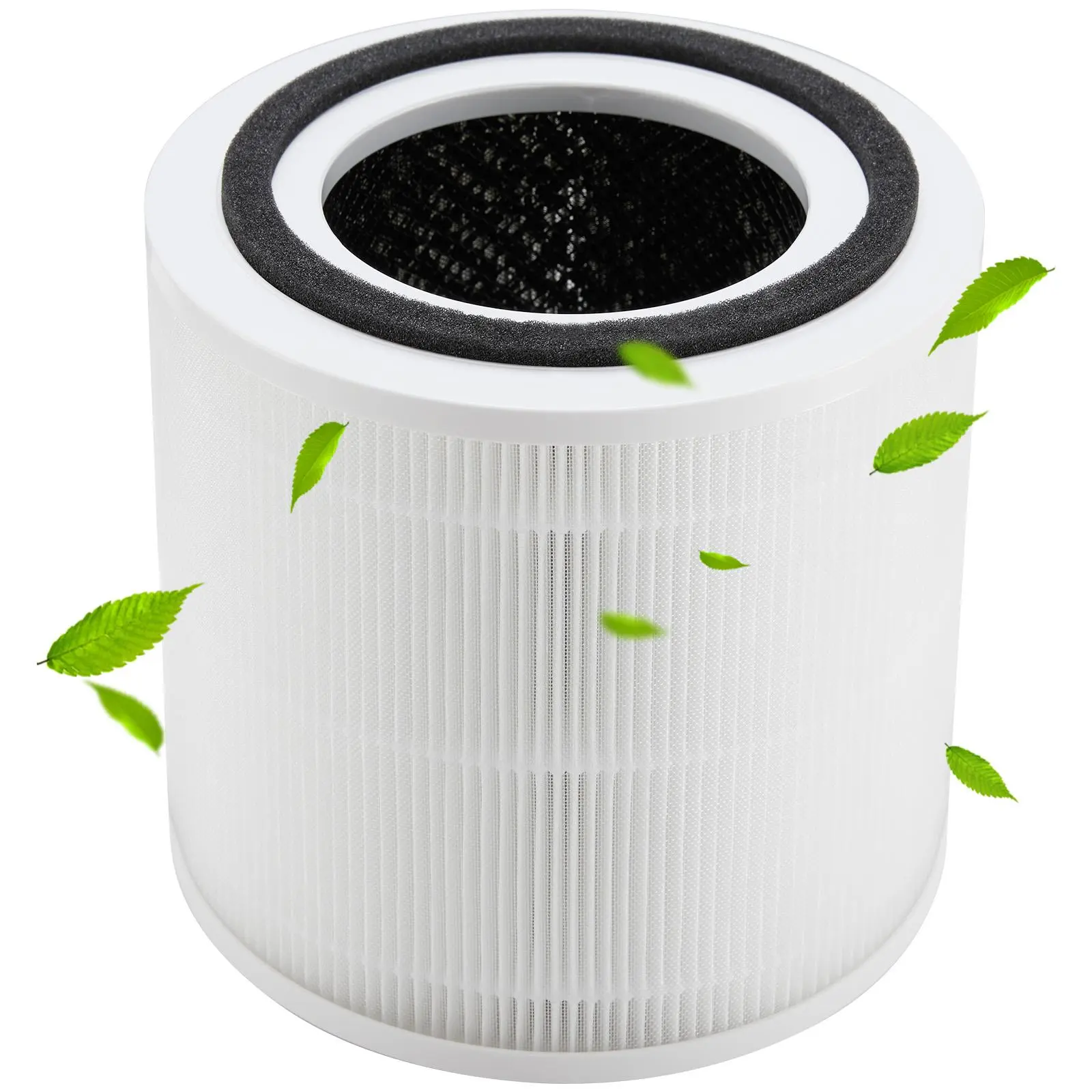 2-Pack True HEPA Air Purifier Replacement Filter Cartridge - UK Type Household Appliance Accessory with Adjustable Settings, Timer Function, and Allergy Relief Support