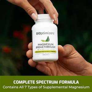 Natural Sleep and Brain Supplement - 60 Capsules - Magnesium Breakthrough Supplement 4.0 - Has 7 Forms of Magnesium: Glycinate, Malate, Citrate, and More