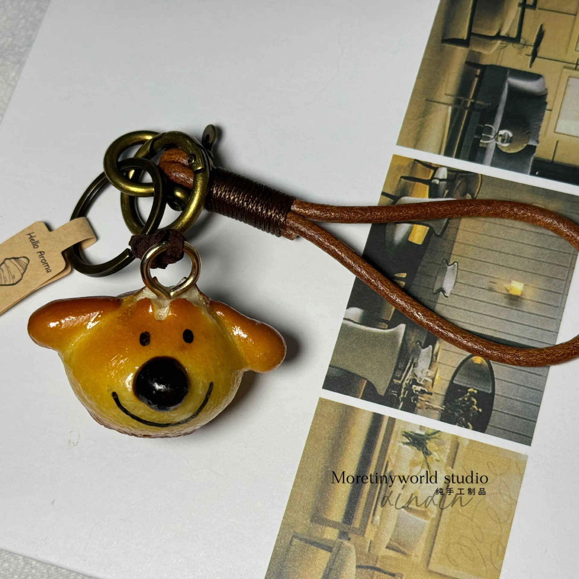 Dumb retro leather rope