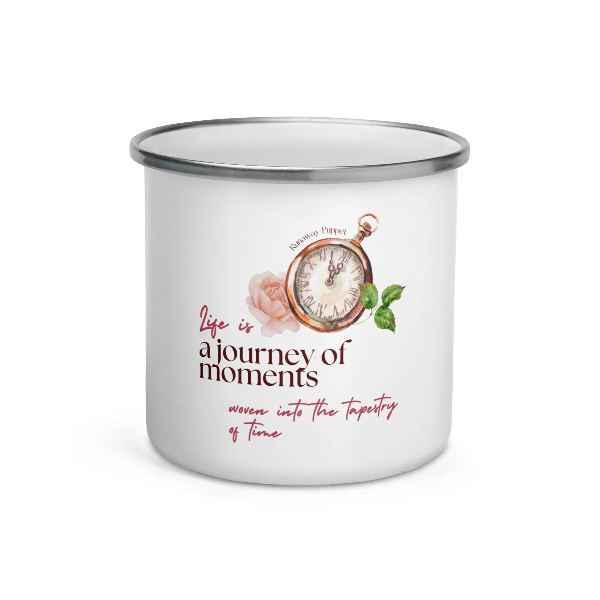 Life Is... Enamel Mug