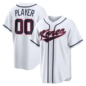 Custom Korea Baseball Jersey, 2026 World Baseball Classic Fan Apparel #Baseballjersey