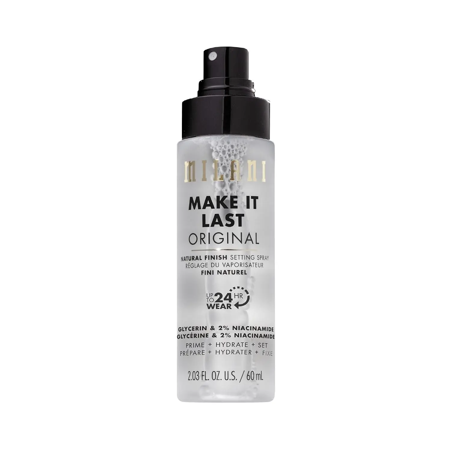 Milani Setting Spray + Primer, Make It Last Original Natural Finish