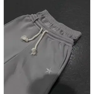 Baggy Double Waist Sweatpants - Waisted Sweatpants Workout Active Joggers Pants Casual