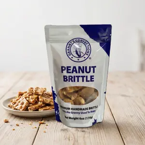 Granny's Confections Handmade Peanut Brittle - 6oz Bag (Peanut Brittle)