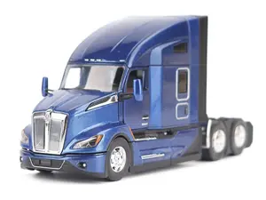 Kenworth T680 - Deep Cerulean Blue (Transport Series) Diecast 1:50 Scale Model - Diecast Masters 71108