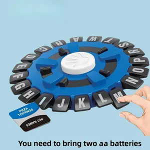 Letter Game Set, Family Board Game, Tabletop Game, Multiplayer Party Text Game, Fun Interactive Game for Home and Friends, Requires Aa Batteries