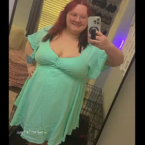 Chicovar Women's Summer Sweetheart NecklineKnot Front Flowy Mini Chiffon Dresses, Easter dress,Flutter Sleeve, Tie-Back, A-Line Cut, No Scratchy, No Sheer, Wedding Guest,Bridal Shower, Church, Party, Casual, or Daily Wear