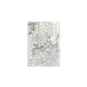 Zyelle Silver Beads Shoe Charms