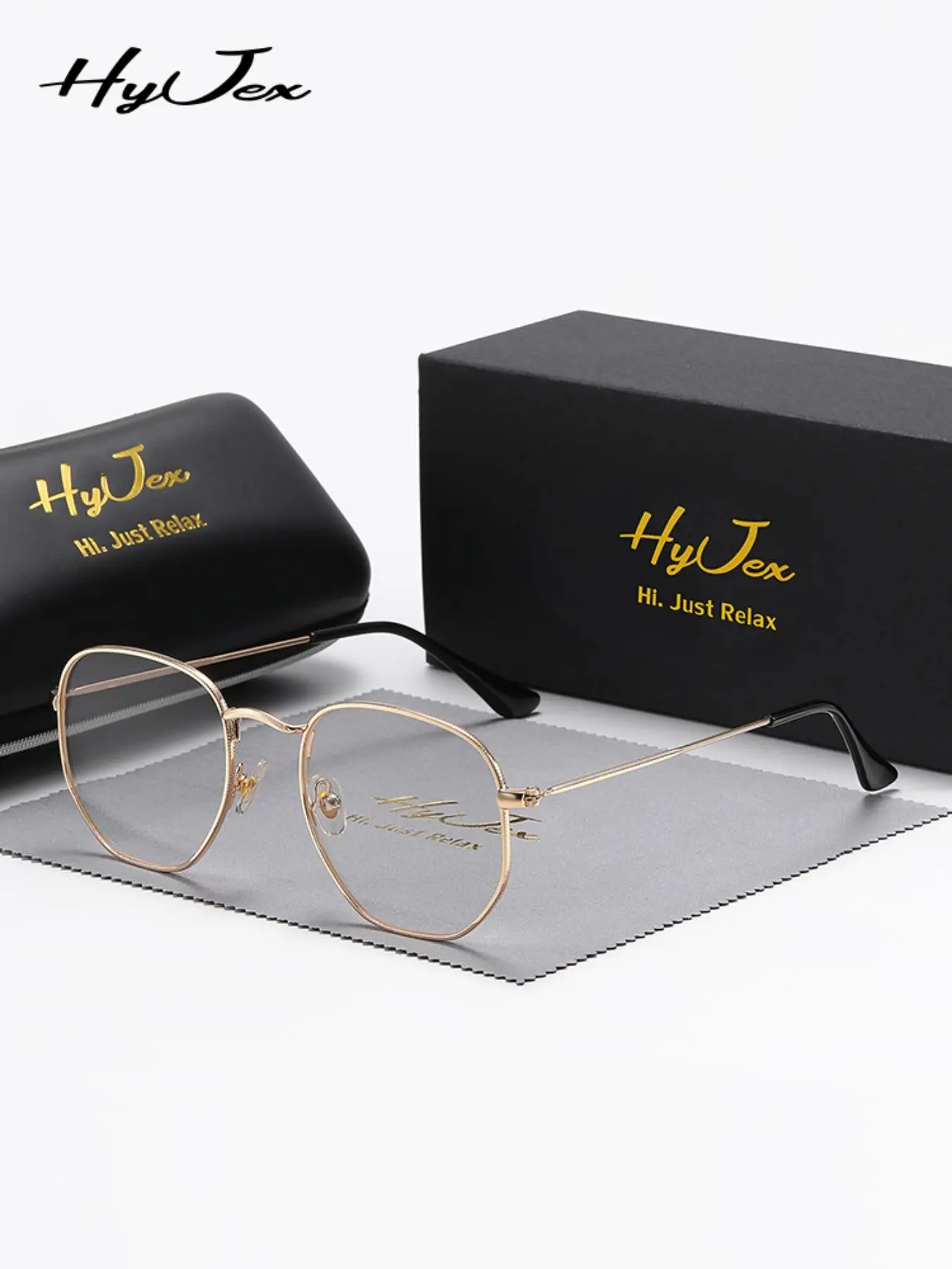 Simple Geometric Frame Eyeglasses for Everyday Use, Minimalist Basic Flat Frame Fashion Eyeglasses, Trendy Accessories for Daily Life, Stylish Square Frames, Fashionable Frames Glasses, Trendy Casual Glasses, Fashion Eyewear, with Box