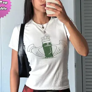 St Patricks Day Claddagh, y2k baby tee, irish fesival, gift for irish girl BE7