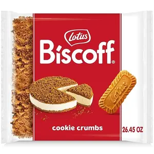 Lotus Biscoff Crumble, Crumbled Caramelized Biscuit Cookies, 1.65 lb (26.4 oz) Bulk Bag