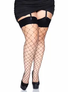 Plus Reese Fence Net Stockings