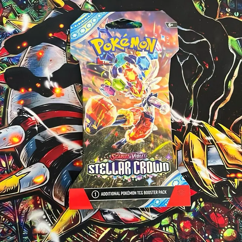 pokemon tcg booster packs Pokemon TCG: Scarlet & Violet Stellar Crown Sleeved Booster Pack  MNS