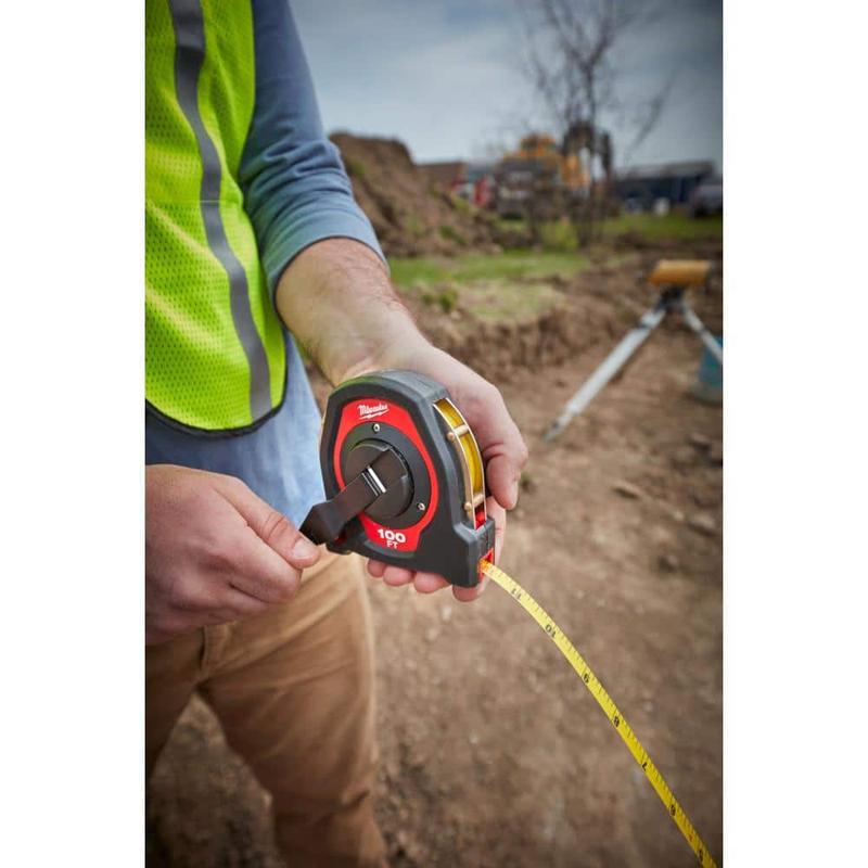 100 ft. Closed Reel Long Tape Measure