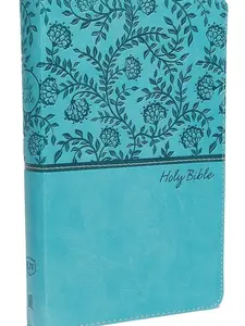 KJV Holy Bible: Deluxe Gift, Teal Leathersoft, Red Letter, Comfort Print: King James Version Imitation Leather – March 28, 2017