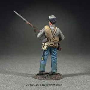 Confederate Wearing Shell Jacket Defending, No.2
