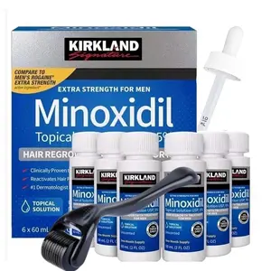 Kirkland Minoxidil 5% for Men & Women Universal Solution for Pattern Baldness & Thinning Liquid Hair Growth Booster 3-Month Supply| Targets Hair Thinning at the Root, Enhances Hair Density & Supports Healthy Growth, Dermatologically Tested.good