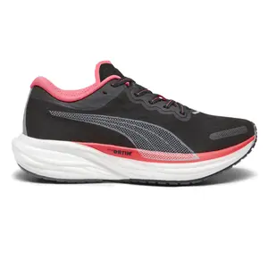 PUMA Womens Deviate Nitro 2 Running Sneakers Shoes - Black, Red
