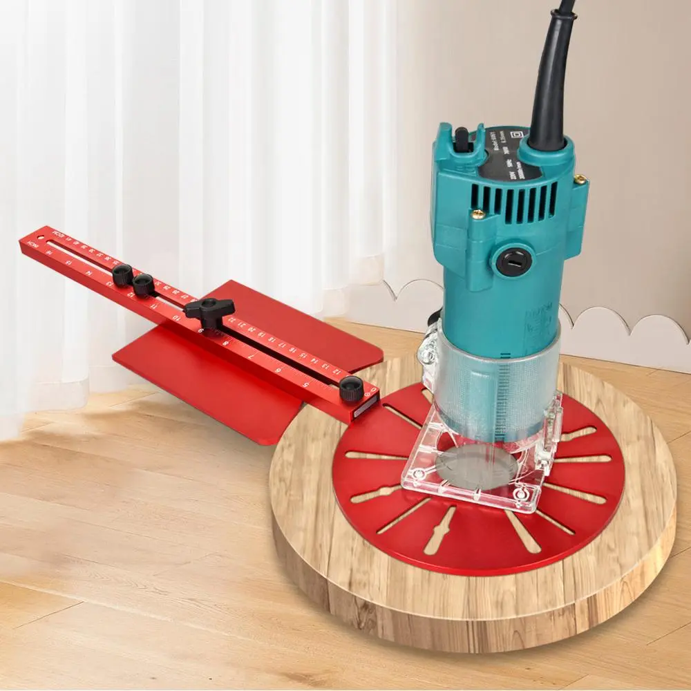 4 in 1 Router Table Insert Plate, Adjustable Aluminum Alloy Router Lift, Professional Power Tools Accessories for Woodworking, Router Stand