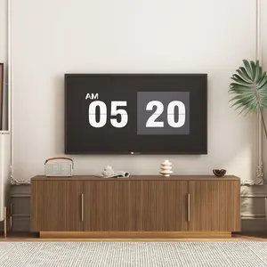 68-inch Modern LED TV Stand with 16-Color LED Lights, TV Cabinet/Entertainment Center for 55, 60, and 65-inch TVs