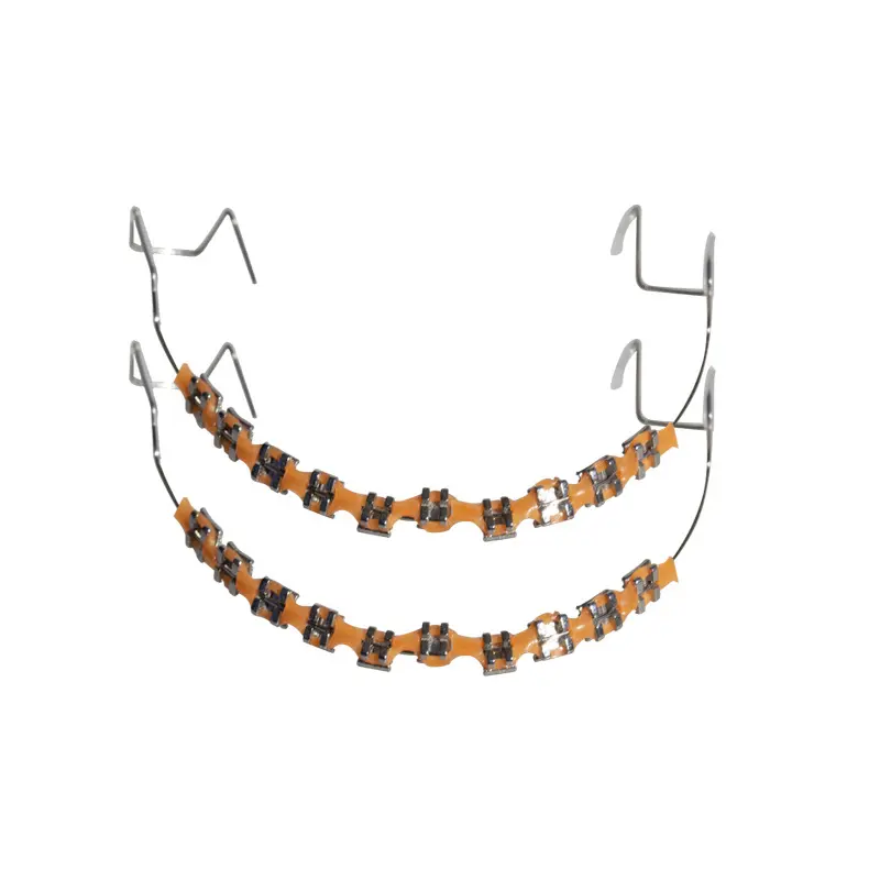 Fashion braces (orange) (for decoration)