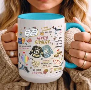 Heated Rivalry Mug, Ilya Rozanov Shane Hollander Hockey Romance Gift, BookTok Merch, Stupid Canadian Wolf Bird,I'm Coming To The Cottage Cup