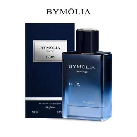 BYMOLIA FOEHN Men's Woody Fougere Eau de Parfum (EDP) Spray - 50ml/1.7 fl oz Single Item Men's Cologne, Lemon Bergamot Citrus Mix, Lavender, Vanilla, Patchouli, Cedarwood, Masculine, Confidence-Boosting, Long Lasting Perfumes, Cruelty-Free Fragrance