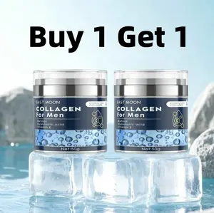 【BUY 1 GET 1】Collagen Men's Anti-Aging Wrinkle Cream, Men'sFace Moisturizer Cream 50g, Skin Firming andTightening Lotion, Firming Hyaluronic AcidMoisturize Men's Retinol Moisturizing Cream Daily Gentle Nourishing Repair Sensitive east moon men Luxury summ