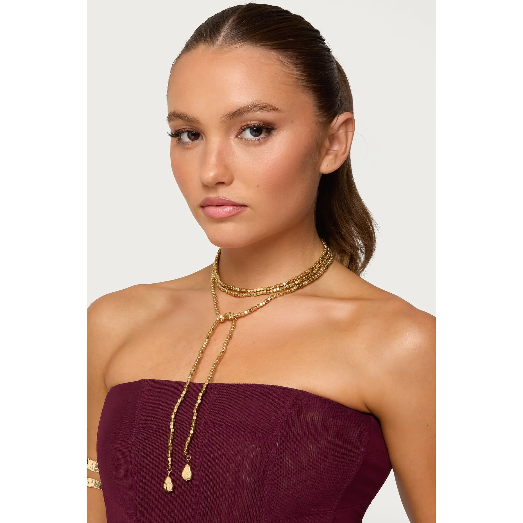 Wrap Around Beaded Necklace