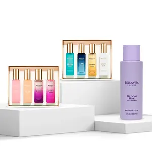 The Elegant Bloom Wardrobe by Bellavita Luxury | Her N More Perfume Gift Set & Bloom Bae Hair & Body Mist | Floral, Woody & Signature Scents | 8 Perfumes & Revivable Water-Based Mist | Everyday to Occasion Fragrance Set | Vegan & Cruelty-Free