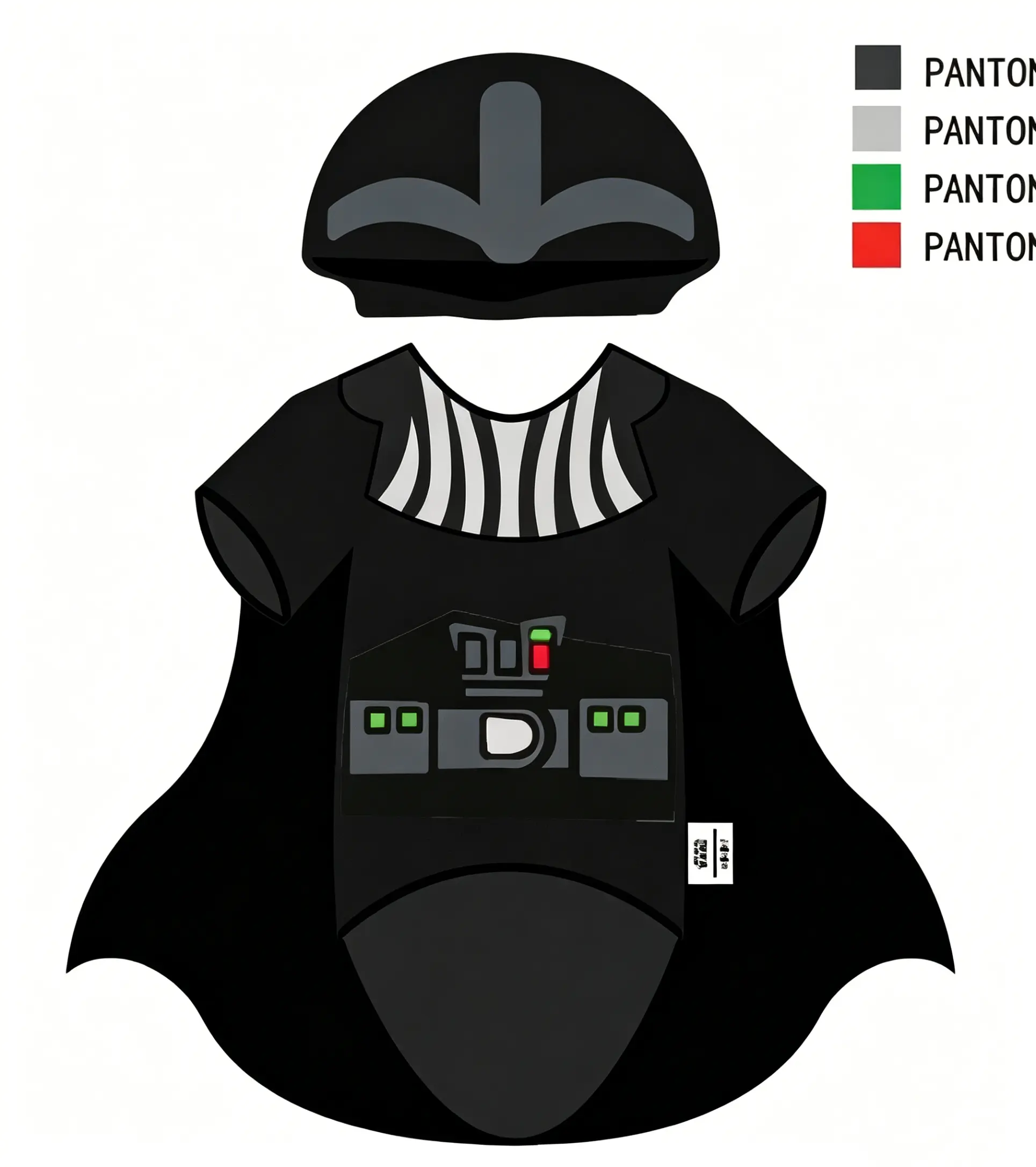 MINISO Star Wars Darth Vader Pet Costume - Dog & Cat Cosplay Apparel for Halloween, Photo Shoots & Gifting, Back To School
