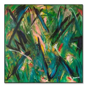Jungle Wall Art Print, Artwork with Print and Frame