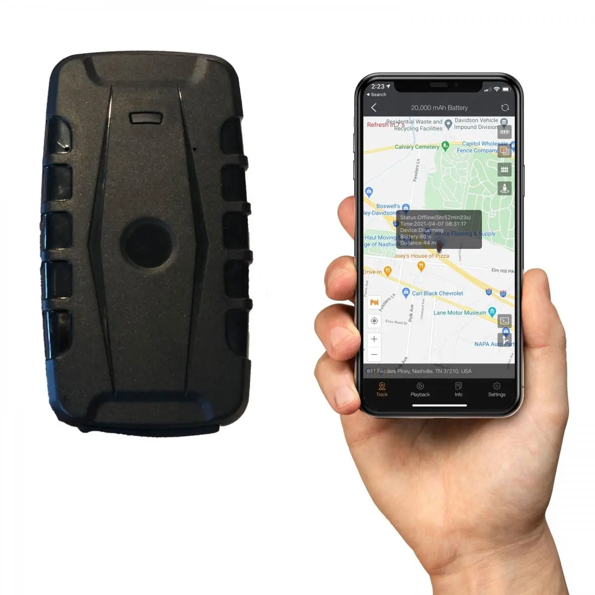 212 MAIN iTrail Endurance Magnetic 4G GPS Tracker with AGPS Assisted, Geo-Fence, 265-Day Standby Battery & Real-Time Alerts for Boating Water Sports