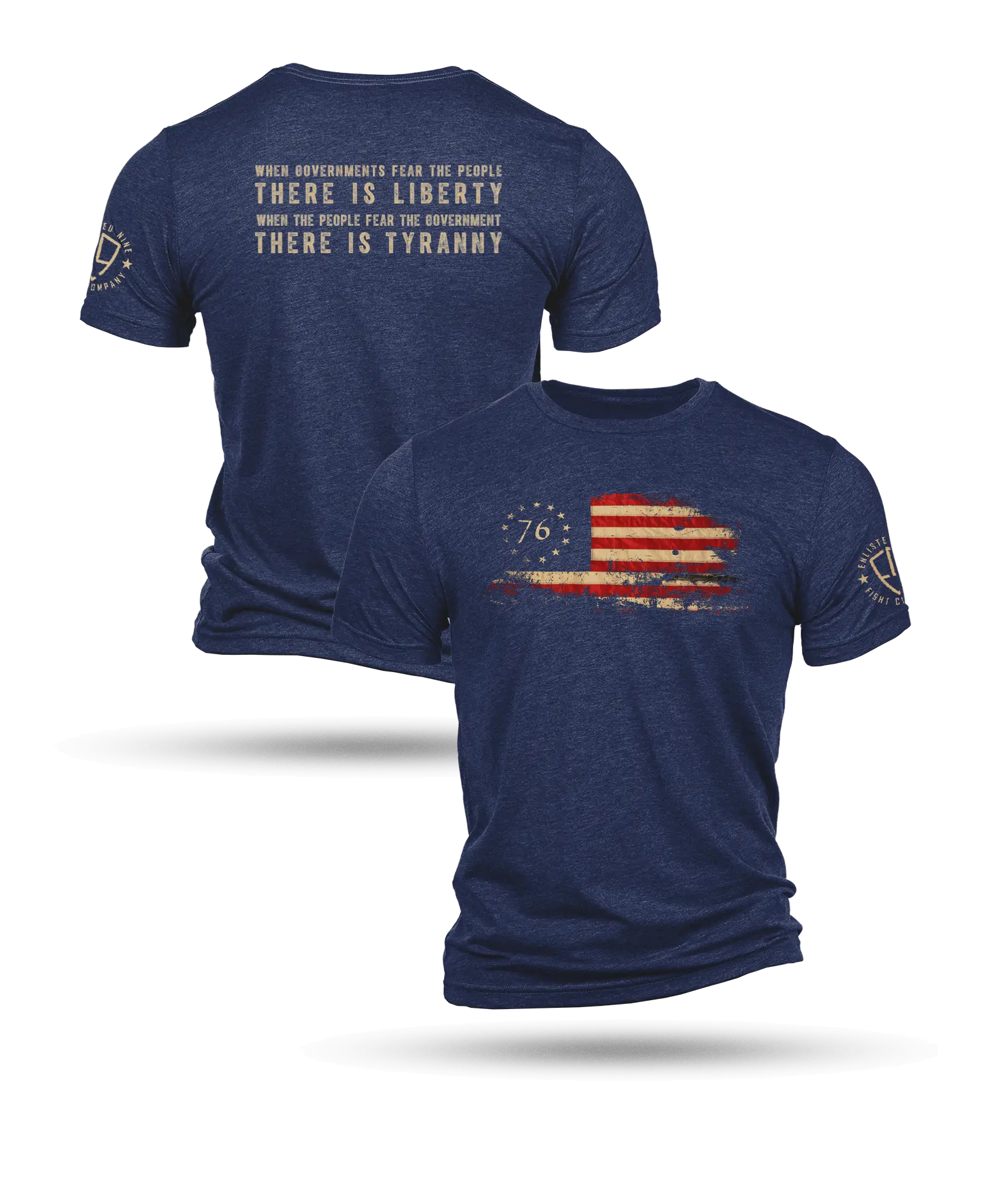 Enlisted 9 - 76' Flag - T-Shirt