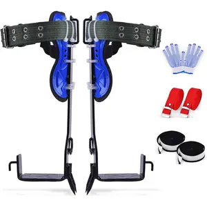 Anti-Slip Tree Climbing Kits with Footboards, Sturdy Climbing Equipment for Outdoor Activities Including Forestry Operation, Rock Climbing, Tree Trimming, Hunting and Fruit Picking