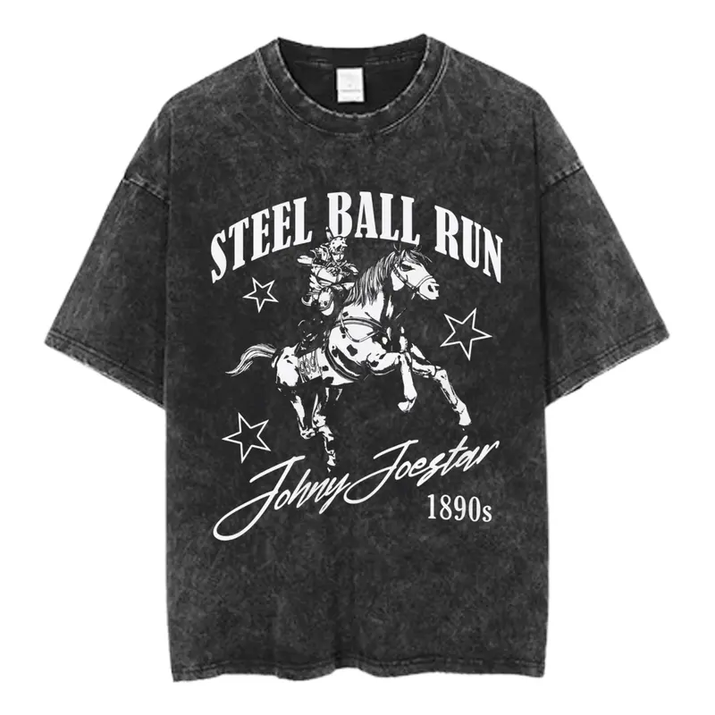 Vintage Gyro Zeppeli Steel Ball Run Graphic Tee, JoJo's Bizarre