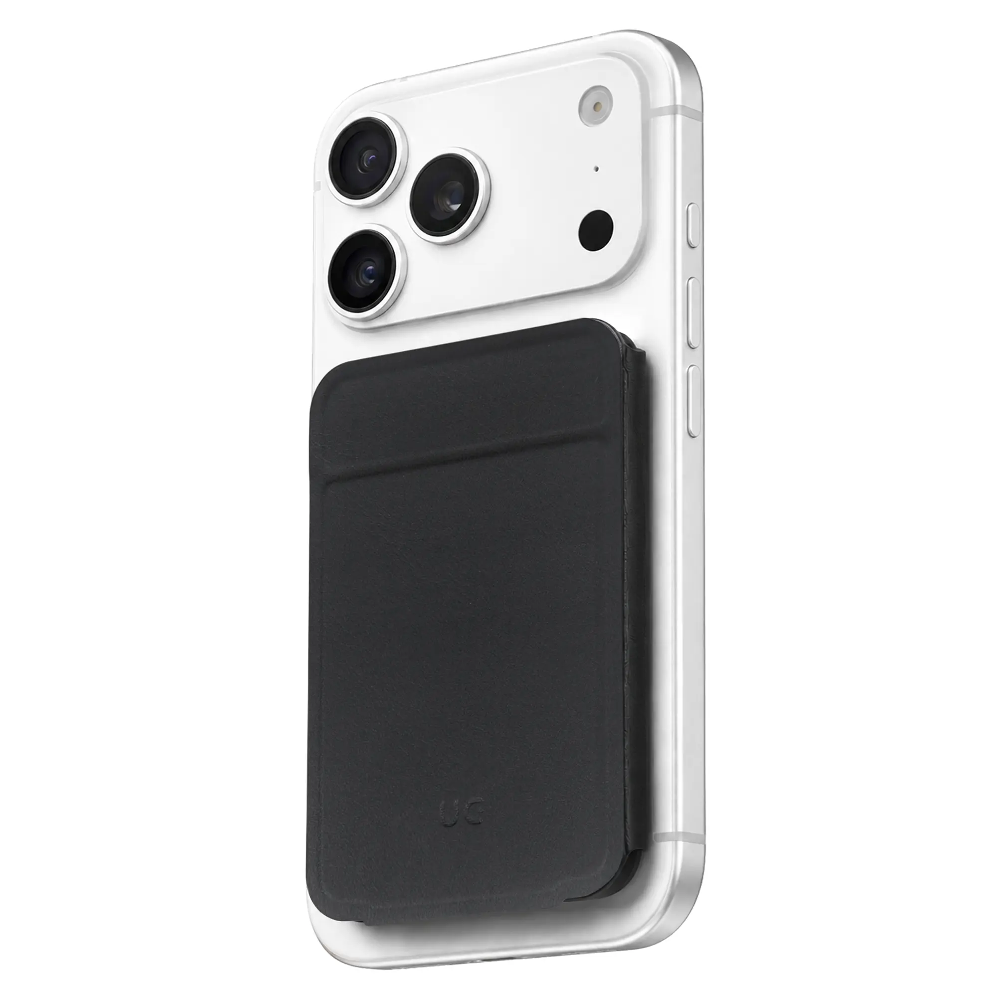 Upcommon Enclave Wallet Stand 4 Card Holder, Compatible with MagSafe, Slim bifold magnetic wallet with a built-in kickstand and finger grip For iPhone 18 to 12.