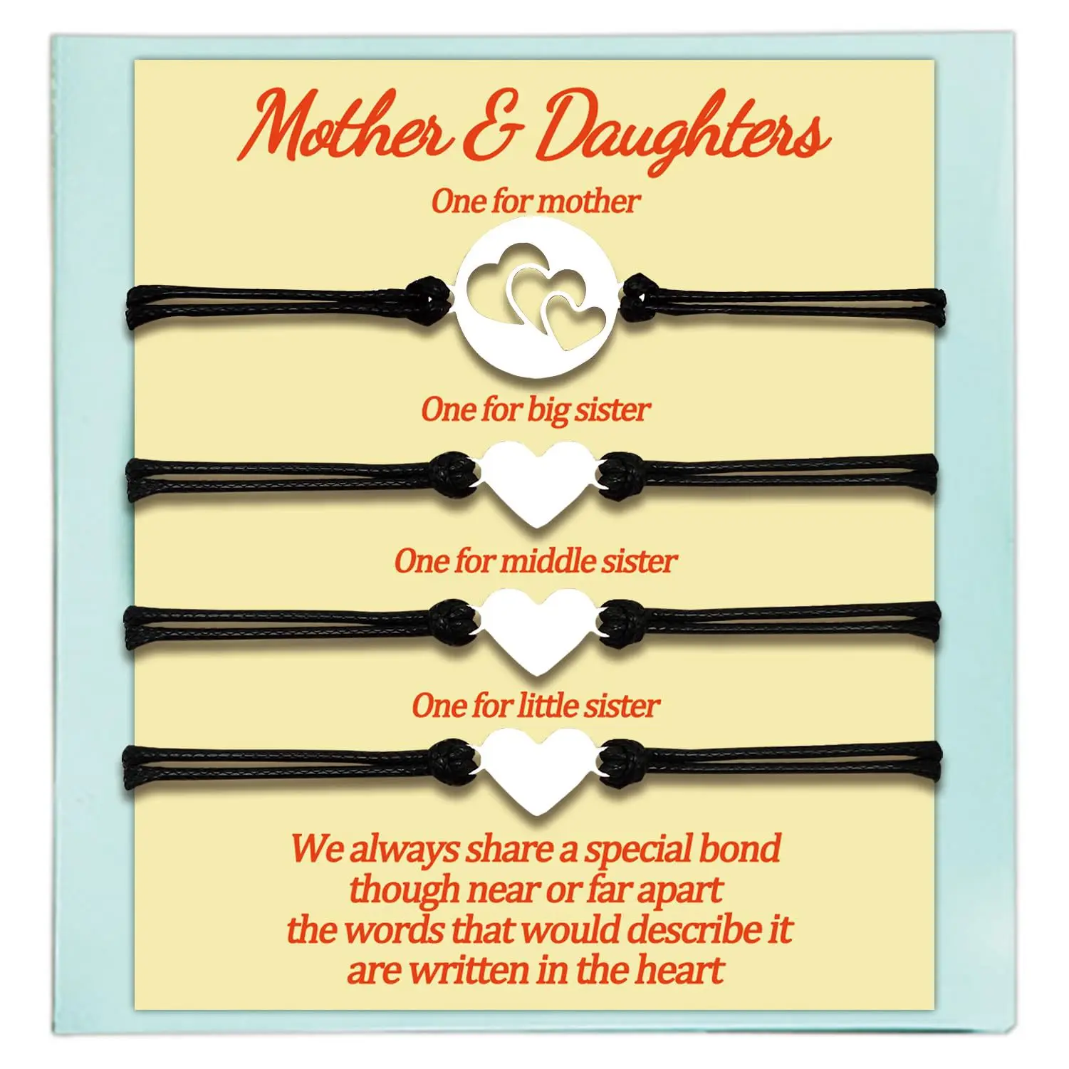 4 piece set of hearts  17