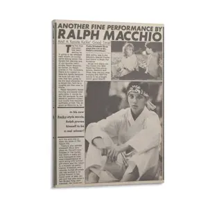 Ralph Macchio Poster Signature Poster Boy Room Poster Poster for Room Aesthetic Decor Print