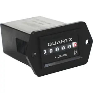 Mechanical Hour Meter for Maintenance, AC110V to 250V for Tractor Generator Compressor RV etc.