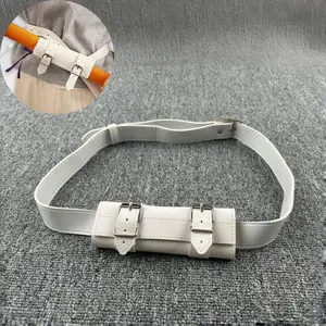 Medieval White Katana Belt Holster Anime Cosplay Prop Accessories Real Size Japanese Katana Original Samurai Belt Holder Samurai Sword Sleeve Waist Gift