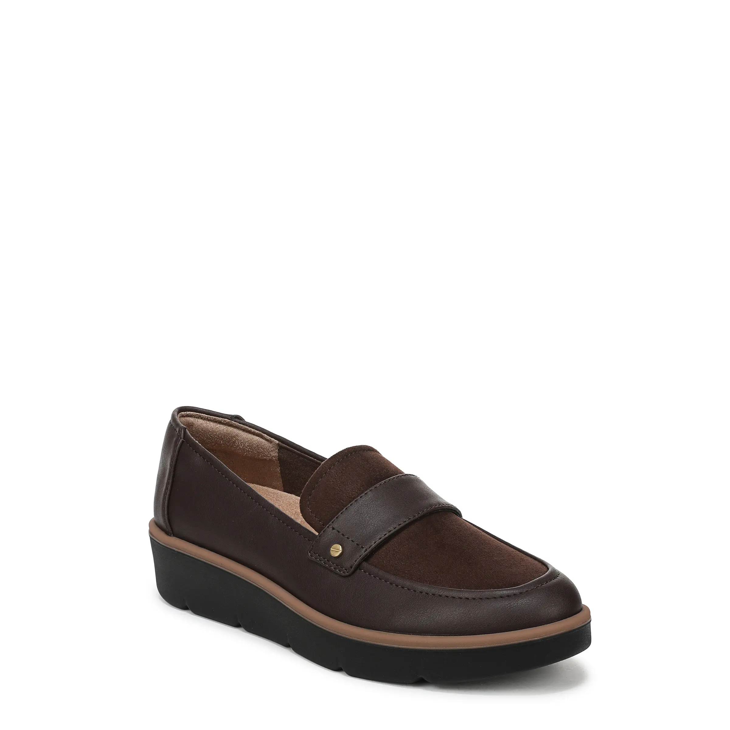 Dr. Scholl's Shoes Women's Webster Cloud Loafers, Classic Slip-On Platform Walking Shoes, Comfortable Flats with Memory Foam, Flexible, Wide Width