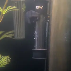 AquaMiracle Adjustable 15-300W Aquarium Heater Submersible Fish Tank Heater Super Short Aquarium Heater with LED Digital Display Thermostat, for Tanks 3-60 Gallons Mini Aquarium