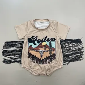 Baby Western Clothes Boy Redeo Onesie t Newborn Summer Bubble