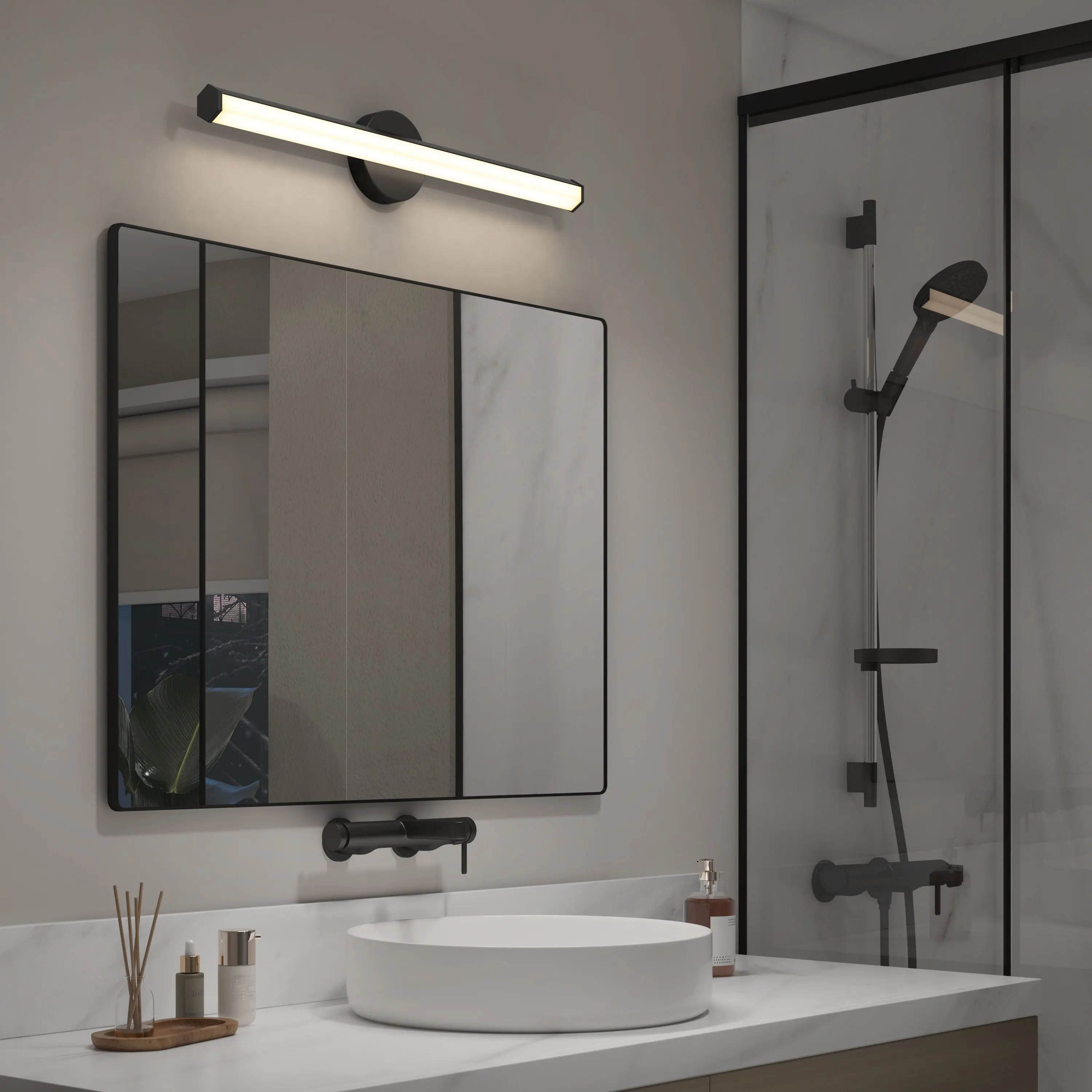Ewen modern LED bathroom vanity light 5 CCT