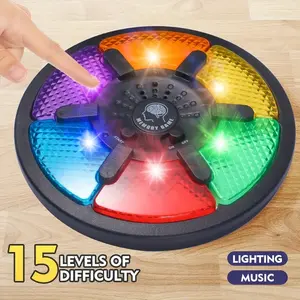 [Interactive Memory Game] Electronic Memory Games Console | Focus, Memory, Logic TrainingToys, Circular Memory Game, Puzzle Toys, Handheld With Lights And Sounds Logic Board Game
